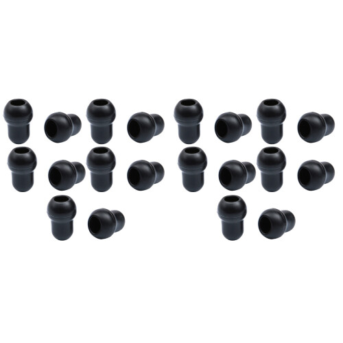 Protections Oreillettes Silicone Noir Doux Usage Prolongé