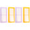 4Pièces Porte-Stickers Multifonction Grand Format Design Élégant 1