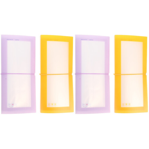 4Pièces Porte-Stickers Multifonction Grand Format Design Élégant