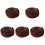 5Pièces Bande Pression Piano Marron Fixation Partition Simple 1
