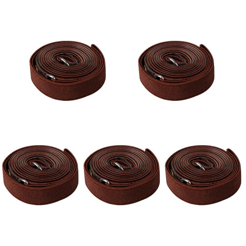 5Pièces Bande Pression Piano Marron Fixation Partition Simple