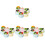 24Pcs Assorted Color Simulation Cake Models Fake Dessert Home Decor 1