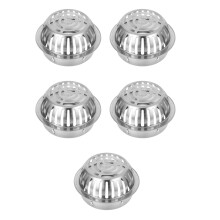 5Pcs Stainless Steel Roof Drain Filter Covers Anti-Block Gutter Guards