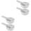 4Ensembles Mortier En Blanche Durable Pour Broyage Médical 1
