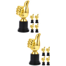 10St Kleine Gouden Duim Troffee Van Plastic Voor Decor En Prijzen