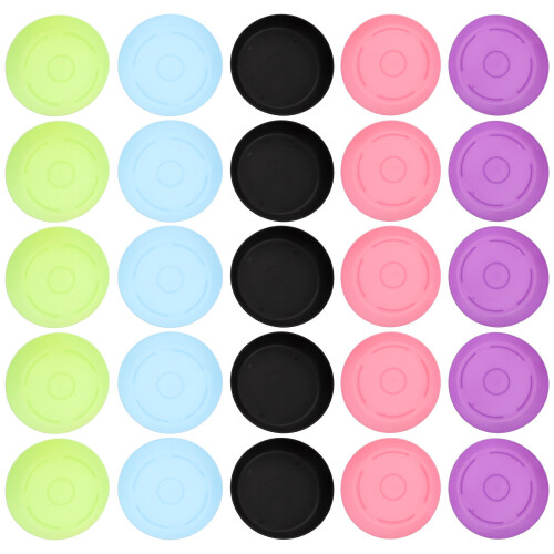 75Pièces Plateaux Plastique Pour Pots De Fleurs Colorés, Usage