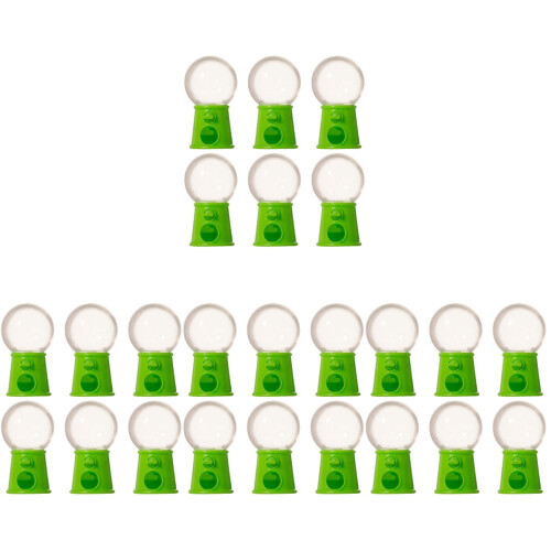 24Pcs Light Candy Catcher Plastic Gumballs Machine Toy