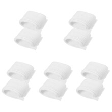 5Paren Lichtgewicht Witte Halve Vinger Armwarmers Zachte Damesmouwen
