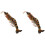 2Pcs Plastic Shrimp Toy Realistic Kids Plaything Decor 1