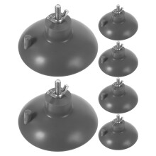 6St Grijze PVC Zuignap Voetjes Voor Keukenmaler Met Stevige Zuigkracht