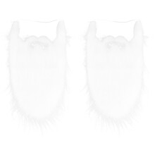 2St Santa Neppe Baard Van Stof Verstelbaar Kerstpartij Decoratie Props