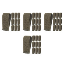 40St Riemhouder Elastische Nylon Spanner Olijfgroen Voor Rugzak
