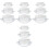 12Pièces Flacons Crème Transparent Compact Usage Voyage Et Stockage 2