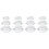 12Pièces Flacons Crème Transparent Compact Usage Voyage Et Stockage 3