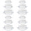 12Pièces Flacons Crème Transparent Compact Usage Voyage Et Stockage 4