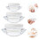 12Pièces Flacons Crème Transparent Compact Usage Voyage Et Stockage 8