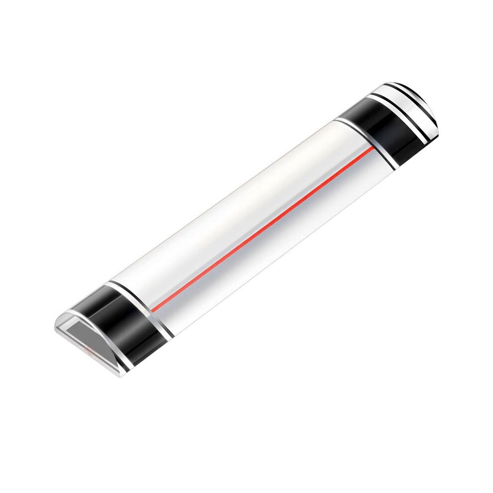 Tauoh Red 1 Pcs Magnifying Ruler With Guiding And Magnet, 6 Inch Magnifier Mahjong Finder For Reading Small Prints