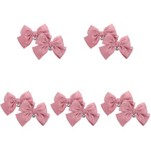 5Paires Clips De Chaussures Rose En Décorations