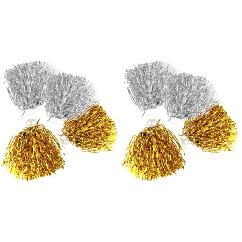 8Pièces Pompons De Cheerleading Multicolores Avec Poignée Pour Cosplay