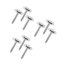 9Sets Professional Stainless Steel Survey Markers Durable Metal Stakes