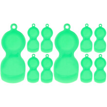 10Pièces Gratteurs Vert Outils Portables Résistants