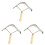 3Pièces Chevaux Bétail Bois Durable D'usage 2