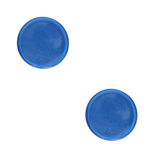 2Pcs Blue Wobble Disc Cushion for Core Workout and Ergonomic Seating