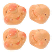 4Pièces Visages Nez De Gnome En Résine Pour Projets De Création