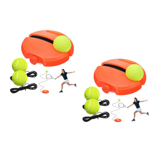 2Sets Tennis Trainer Solo Oefenhulpmiddel Met Stevige Basis