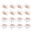 48Pcs Socket Covers Brown Baby Proof Power Outlet Protection Durable 1