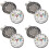 4Pièces Clips Casquette Golf Robustes Marqueurs Multicolores 4