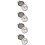 4Pièces Clips Casquette Golf Robustes Marqueurs Multicolores 7