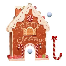 Gingerbread Game Portable Acrylic Funny Party Toys Gingerbread Christmas Decorations for Birthday Home Holiday