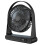 Desktop USB Kleine Ventilator, Kantoorventilator,  Draagbare Oplaadbare Digitale Displayventilator, Zwart 2