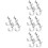 16Pcs Aluminum Light Clamps Sturdy Truss Lamp Hooks 7