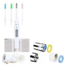 Hydropulseur Dentaire Détachable pour Robinet, Appareil de Soin Buccal à Domicile pour un Nettoyage en Profondeur et une Sensation de Fraîcheur A