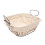 2Pcs Premium Iron Storage Basket Beige for Bread Fruit and Snacks 8