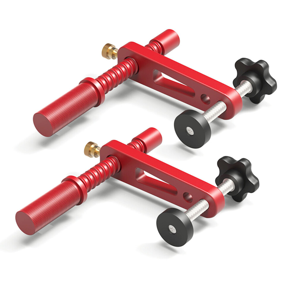 Bench Dog Clamp Set 20Mm Aluminum Alloy Red For Woodworking Workbench 7901386425049