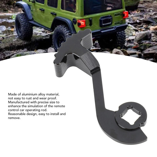 Aluminium One Hand Control Adapter for Remote Rust-Resistant Black Thumb Lever 2