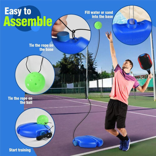 Match Buddy Pickleball Trainer, Pickleball Trainer  with String, Easy to Use Pickleball Rebounder for Practice, 1