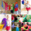 Royal - Gradient Color Small Scarf, Dance Performance, Kindergarten Color Gift, Small Square 5