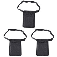 3Pièces Sac Ceinture Infirmière Noir Multi-Usages Durable