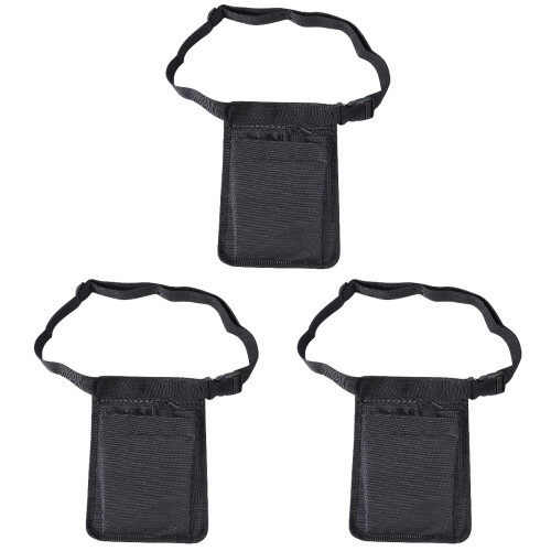 3Pièces Sac Ceinture Infirmière Noir Multi-Usages Durable