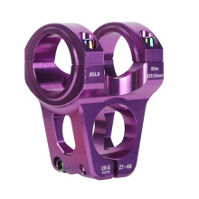 Potence en alliage d'aluminium pour VTT 31,8 mm, guidon court, léger, de remplacement, violet