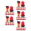 100Pièces Petits Extincteurs Miniatures Rouge Décor Maison Polyvalent 1