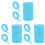 Rubans Finger Tape Coton Bleu Guzheng Protection 1