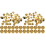 100Ensembles Fermoirs Pins Dorés Pour Badges Décorations 1