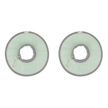 2Pièces Colliers Protection Post- Élégants Pour Chats, Vert