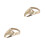 2Sets Robuster Messing Daumenring Für Bogenschützen Ergonomisch Golden 1