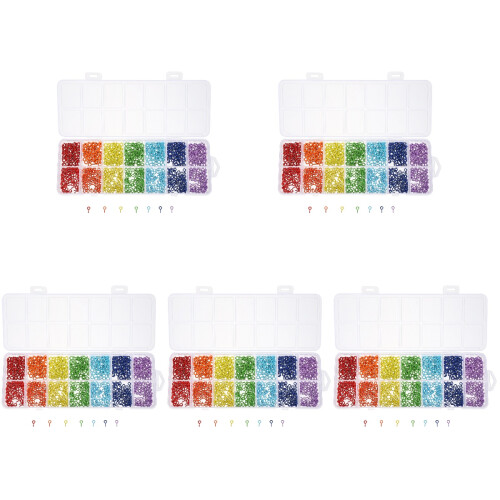 Mini Vis À Œil Multicolores En Fer Pour Projets DIY